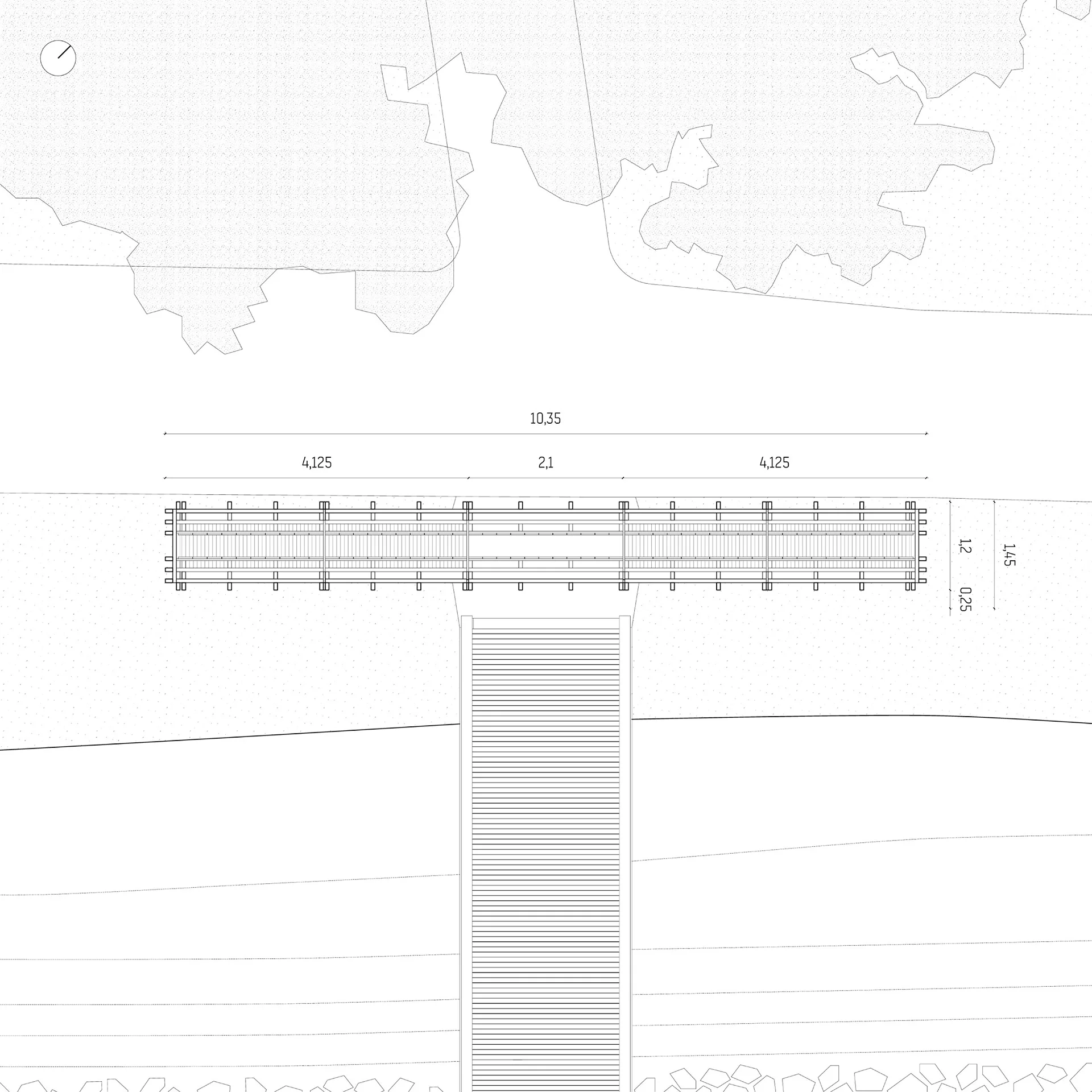 Plan masse avec dimensions